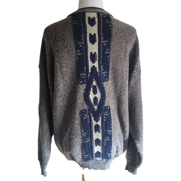 St Croix Knits Vintage Kenneth's Crewneck Textured Sweater Pullover Mens Large - Picture 3 of 11